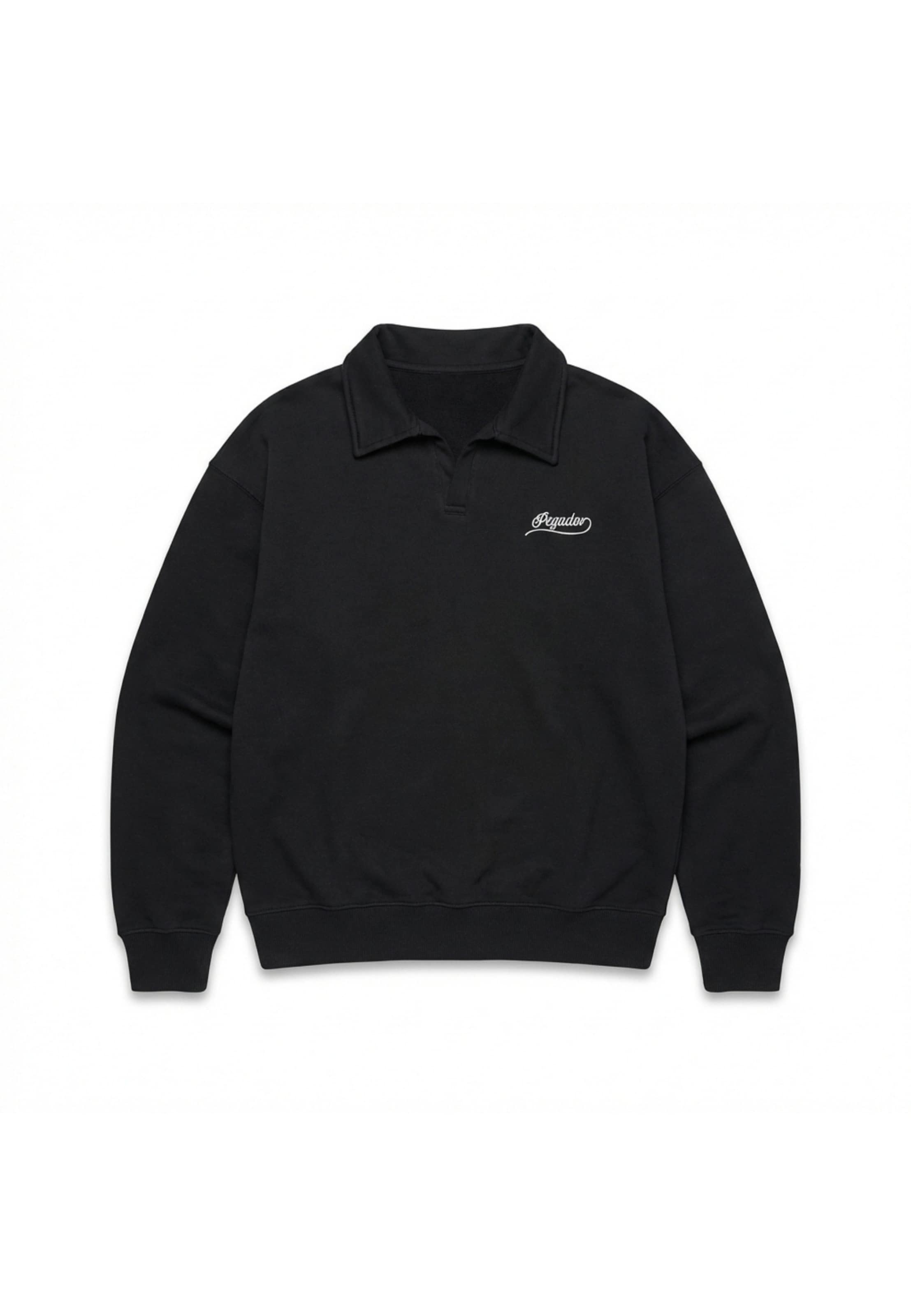 Sweat-shirt Pegador en noir : devant
