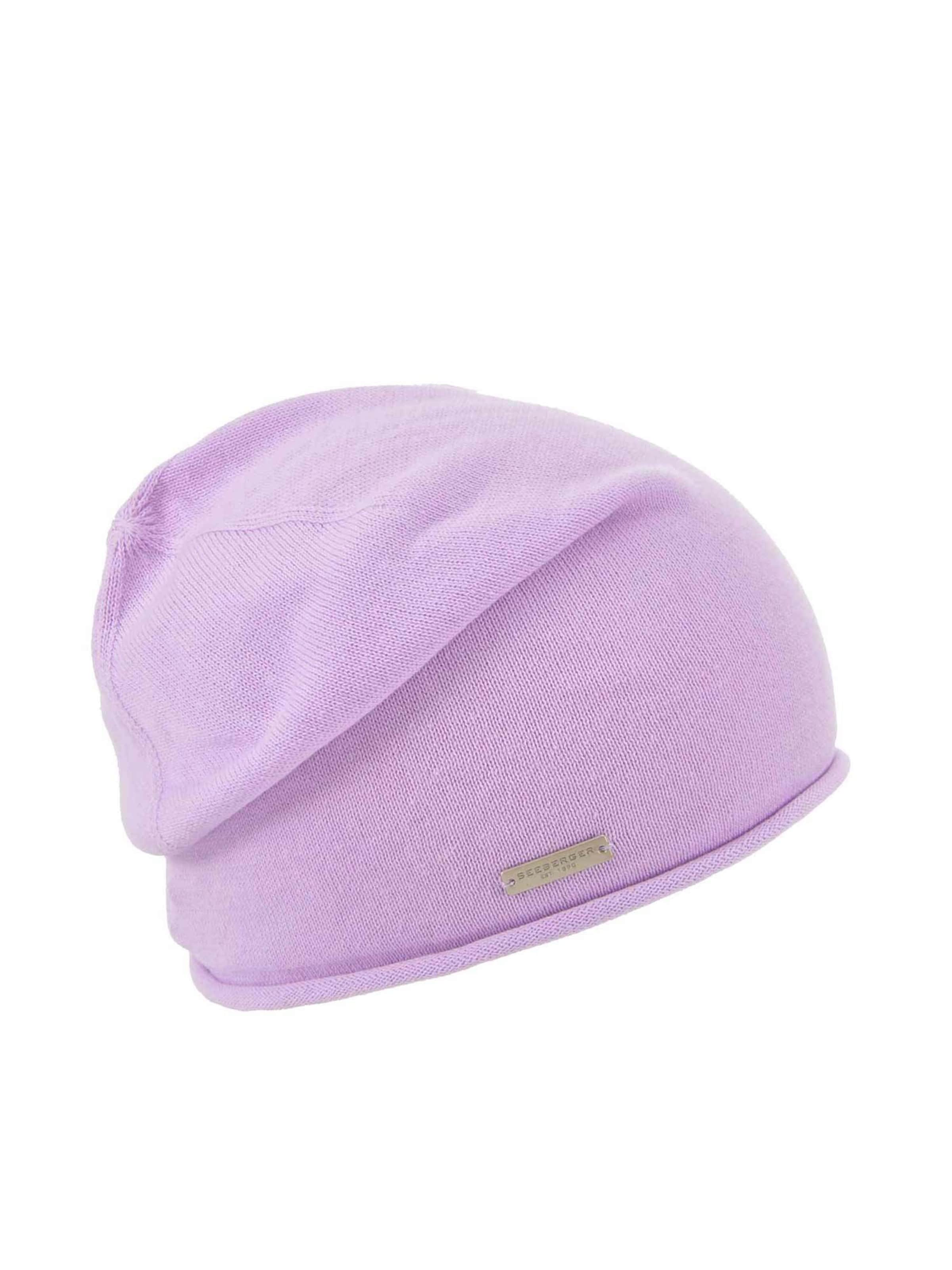 Seeberger Mütze 'Mütze'‌‌‌‌‌ in Lila: Vorderseite