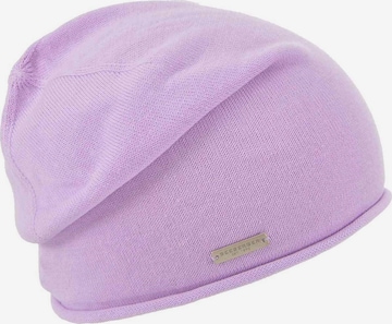 Seeberger Beanie 'Mütze' in Purple: front