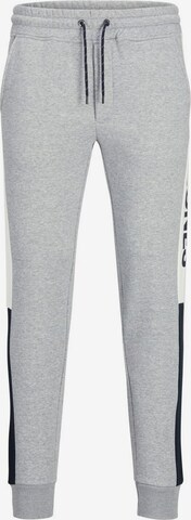 Jack & Jones Plus Tapered Pants 'Will' in Grey: front