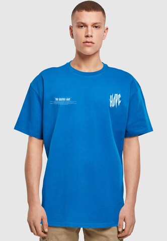 Merchcode T-Shirt 'Hope Wings' in Blau: Vorderseite