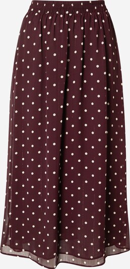 Kaffe Skirt 'Simi' in Wine red / White, Item view