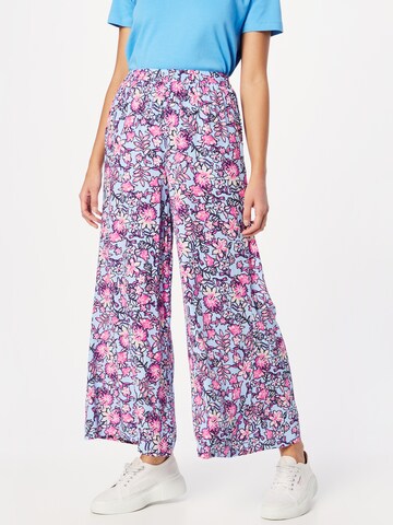 FRENCH CONNECTION Wide leg Pants 'DELPHINE' in Blue: front