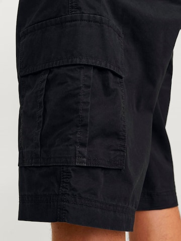 JACK & JONESregular Cargo hlače 'COLE CAMPAIGN' - crna boja