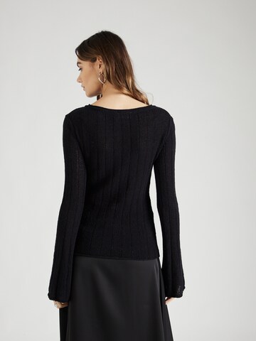 WEEKDAY Sweter 'Anessa' w kolorze czarny