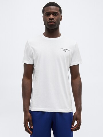 BJÖRN BORG Funkcionális felső 'BORG ESSENTIAL 1' - fehér: elől