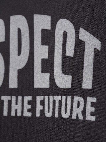 MANGO KIDS Sweatshirt 'RESPECT' in Grey