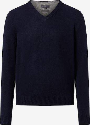 Andrew James Pullover in Blau: Vorderseite