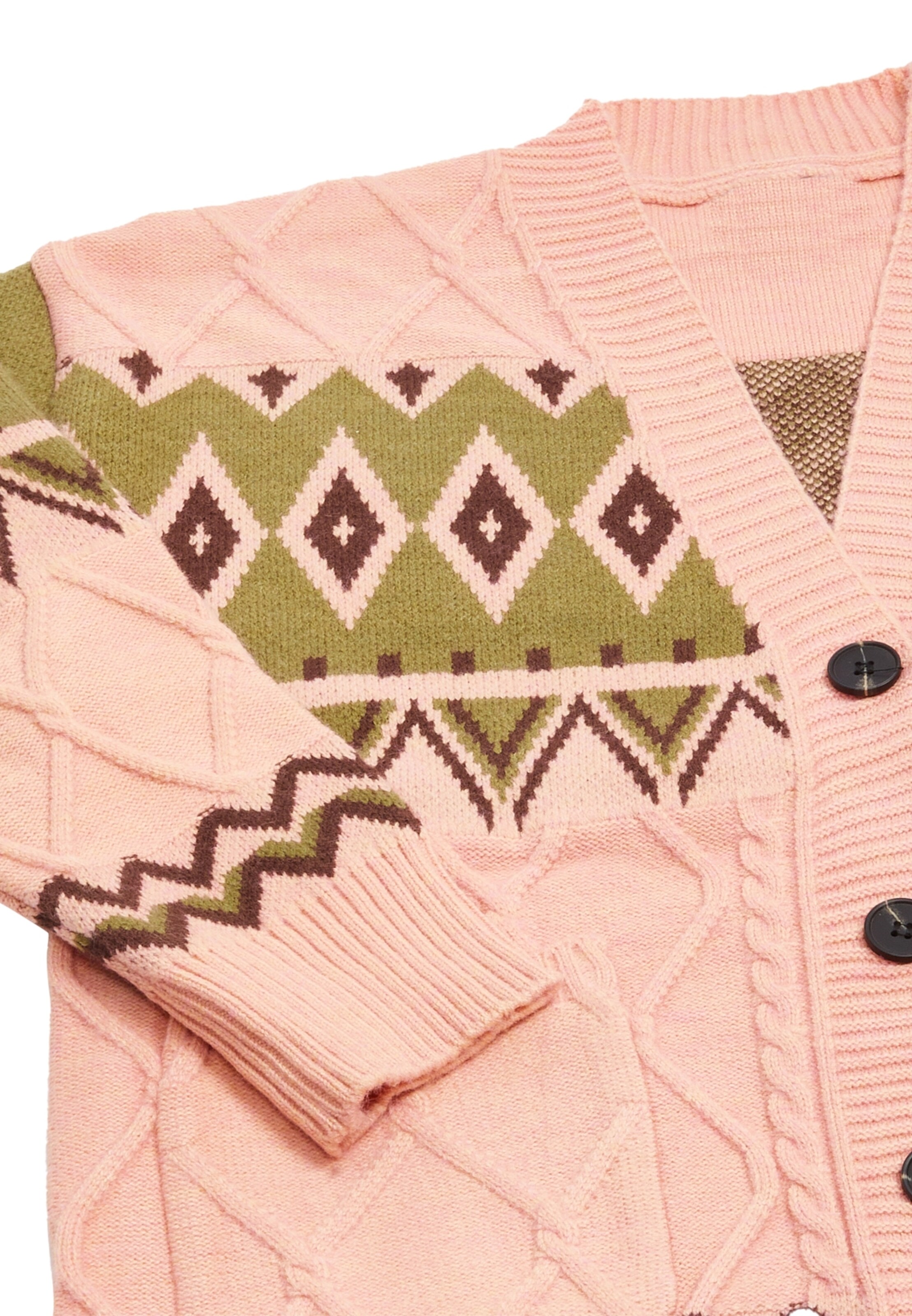 Tanuna Knit cardigan in Pink
