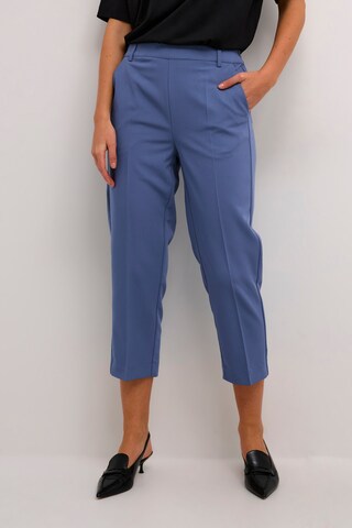 Kaffe Regular Hose 'Sakura' in Blau: Vorderseite