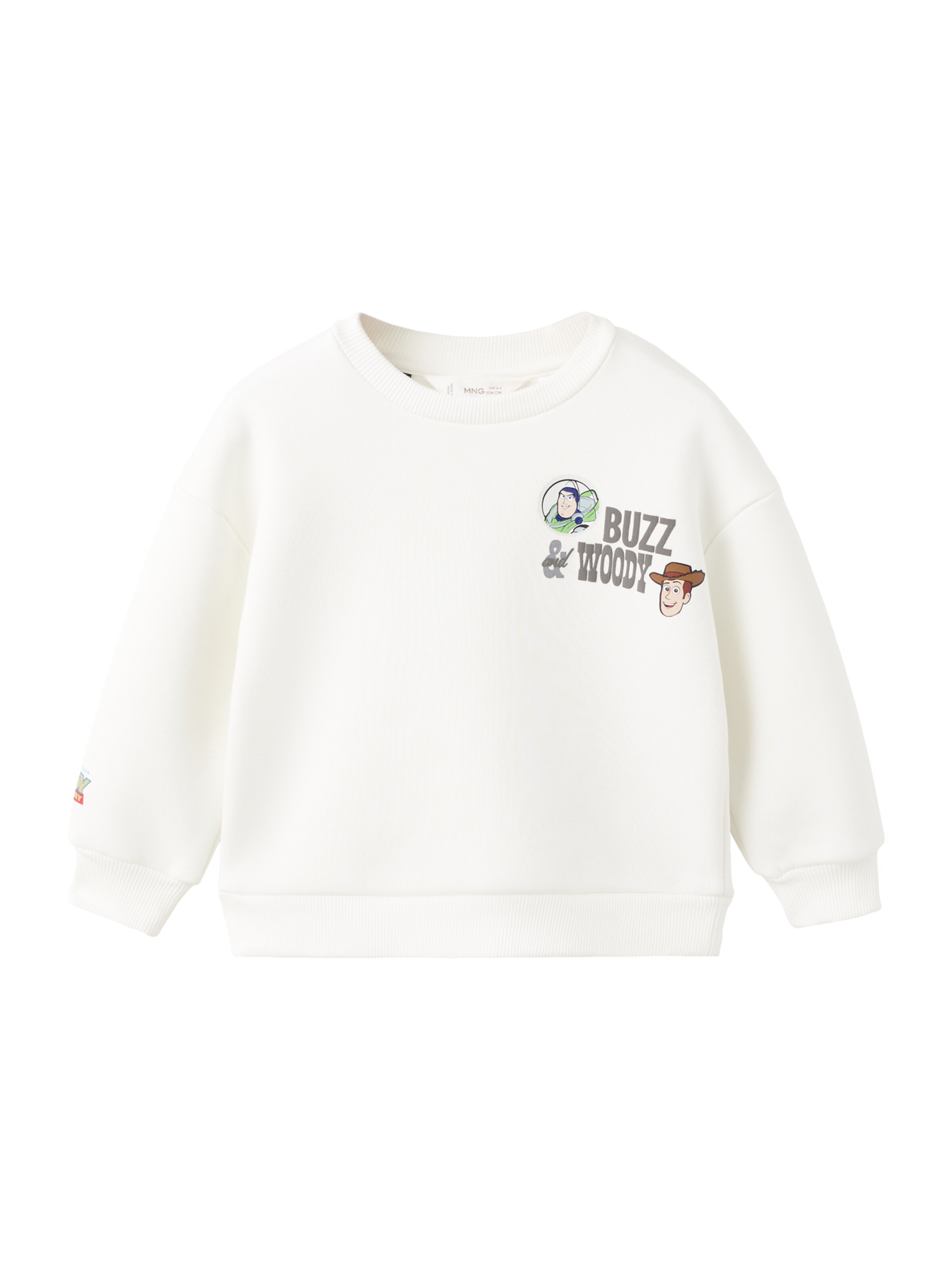MANGO KIDS Bluza 'TOYWOODY' w kolorze biały: przód