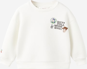 MANGO KIDS Collegepaita 'TOYWOODY' värissä valkoinen: etupuoli