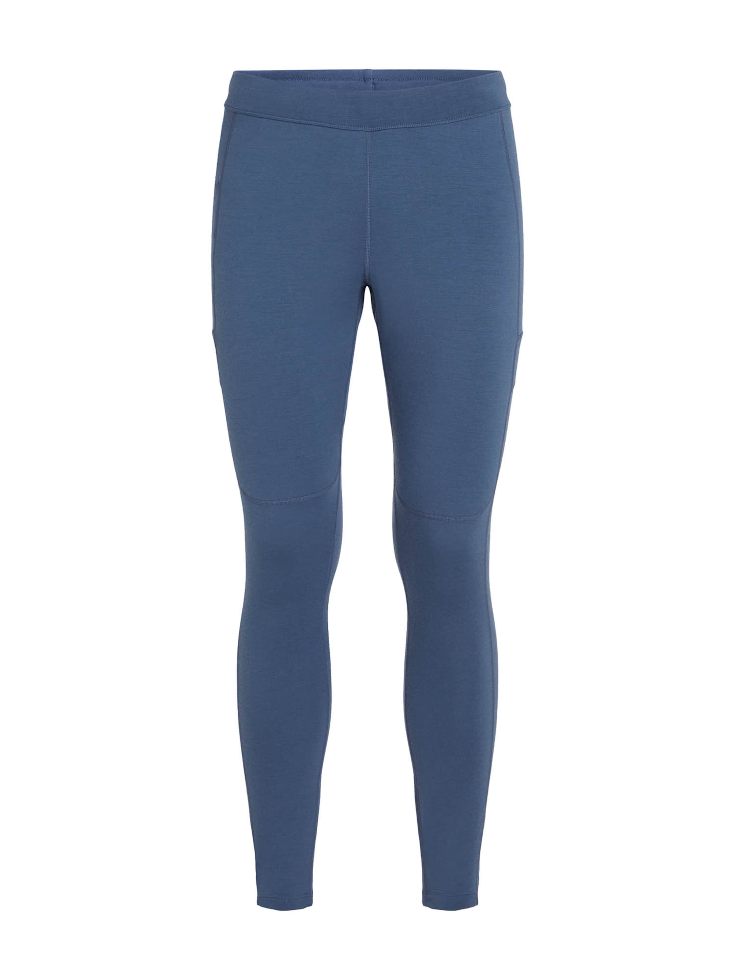 ICEBREAKER Workout Pants 'Mer Speed' in Blue: front