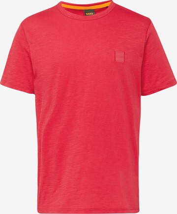 BOSS T-Shirt 'Tegood' in Pink: predná strana