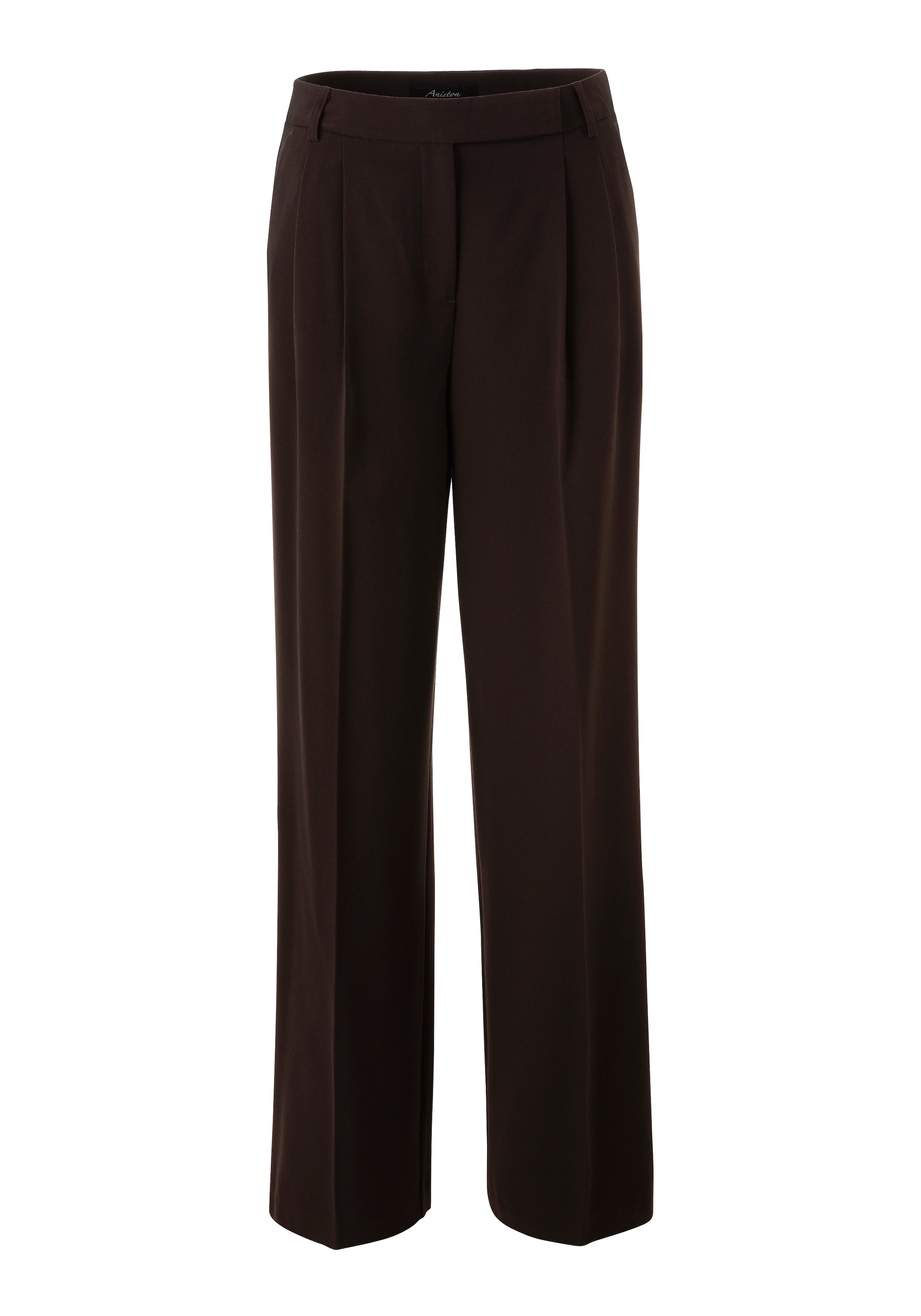 Aniston CASUAL Wide Leg Hose in Braun: Vorderseite