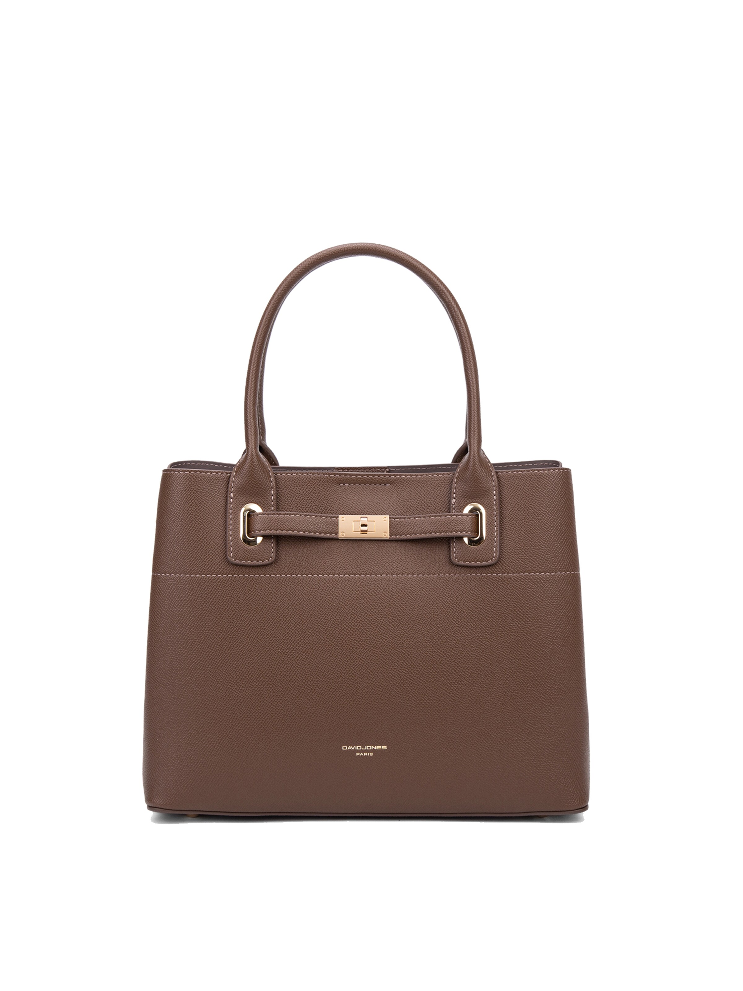 Borsa a mano di David Jones in marrone: frontale