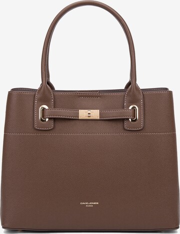 Borsa a mano di David Jones in marrone: frontale