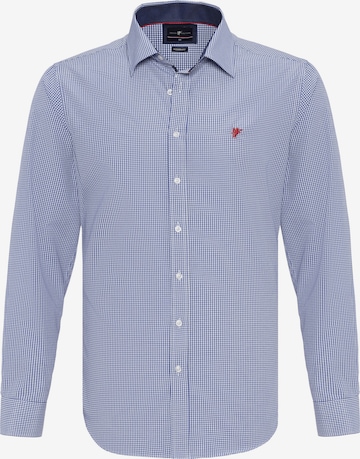 DENIM CULTURE Slim fit Button Up Shirt 'Kendrick' in Blue: front