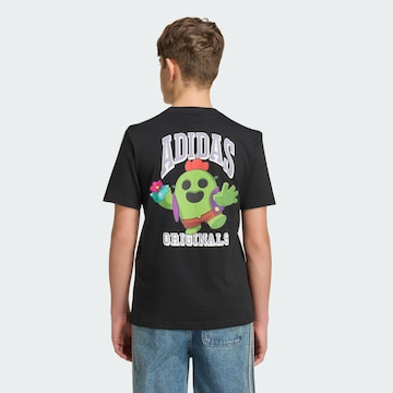 T-Shirt ADIDAS ORIGINALS en noir : devant