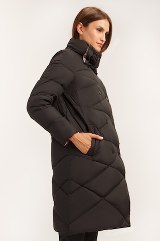 Finn Flare Wintermantel 'Uni' in Zwart