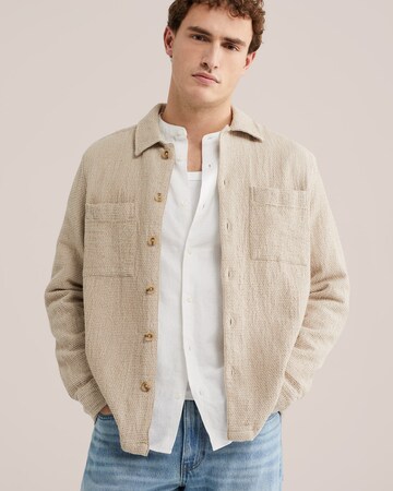 WE Fashion Between-season jacket in Beige: front