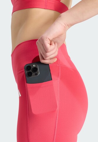 ADIDAS PERFORMANCE Skinny Sportbroek 'Optimé Essentials' in Roze