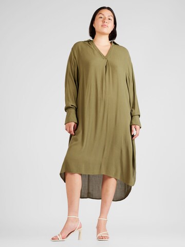 ONLY Carmakoma Dress 'ASHILD' in Green: front