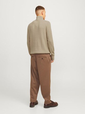 JACK & JONES Pullover 'JJEPerfect' in Beige
