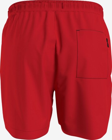 Calvin Klein Swimwear Szorty kąpielowe w kolorze czerwony