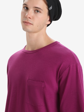 T-Shirt fonctionnel 'Granary' ICEBREAKER en violet