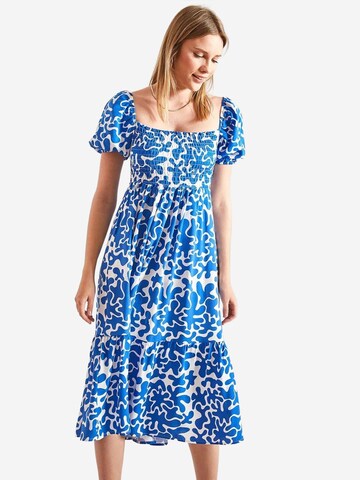 Bianco Lucci Jurk in Blauw