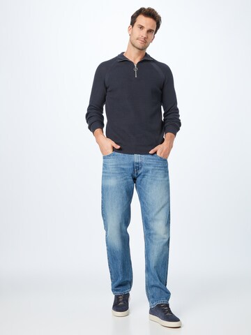 Casual Friday Sweater 'Kristian' in Blue