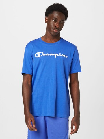 mėlyna Champion Authentic Athletic Apparel Marškinėliai: priekis