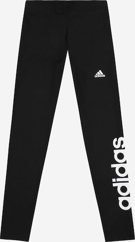 ADIDAS SPORTSWEAR Tapered Urheiluhousut 'Essentials Linear Logo ' värissä musta: edessä