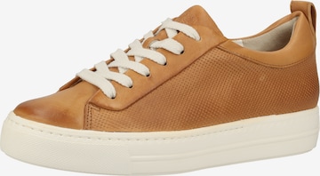 Paul Green Sneakers laag in Bruin: voorkant