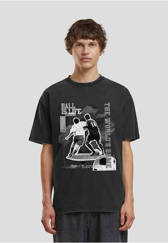 Mister Tee - Camiseta 'Ball Is Life' en negro: frente