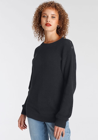 TAMARIS Sweater in Blue: front