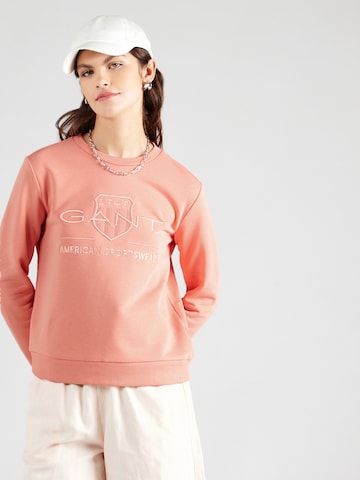 Sweat-shirt GANT en orange : devant