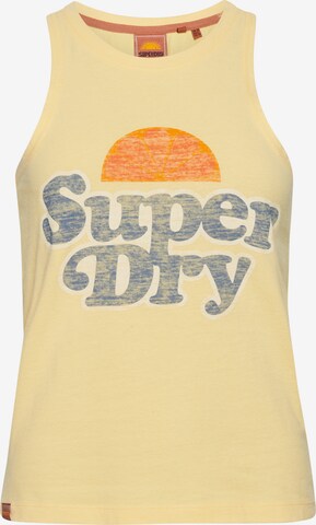 Haut Superdry en jaune : devant