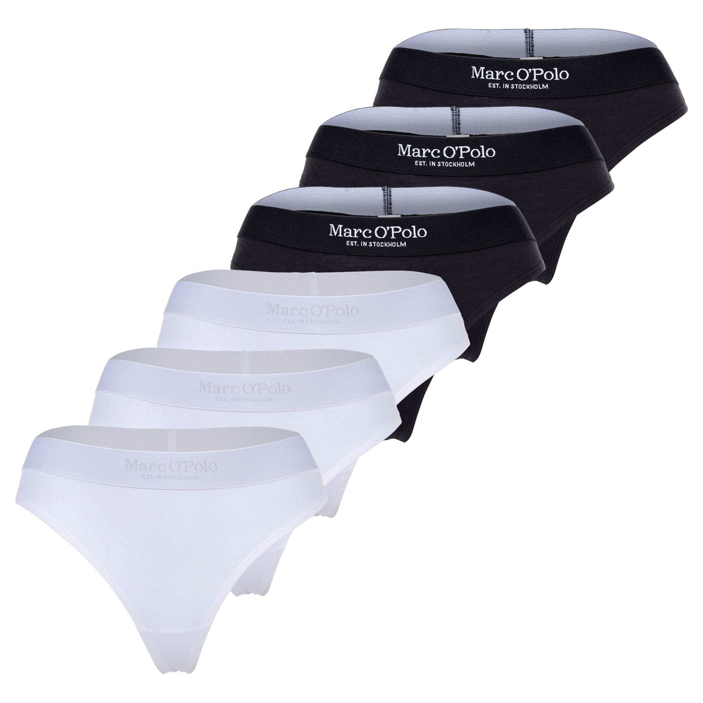 Marc O'Polo Stringi w kolorze czarny: przód