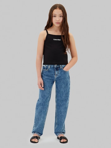 Calvin Klein Jeans Top 'Punto Milano' in Zwart