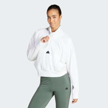 Sweat de sport ADIDAS SPORTSWEAR en blanc : devant