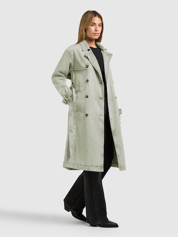 khujo Between-Seasons Coat 'Hera' in Green