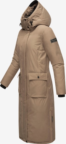 NAVAHOO Χειμερινό παλτό 'Wolkenfrost XIV' σε μπεζ