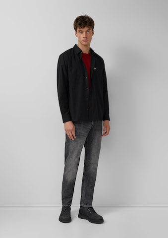 s.Oliver Regular fit Overhemd in Zwart