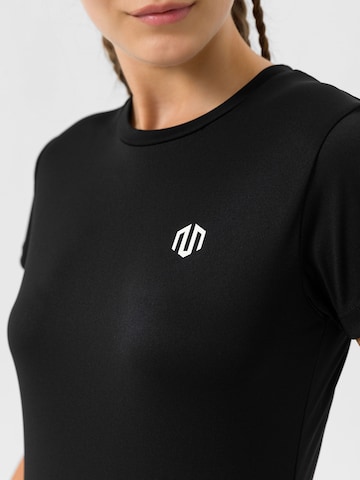 MOROTAI Shirt 'BRAND BASIC' in Schwarz
