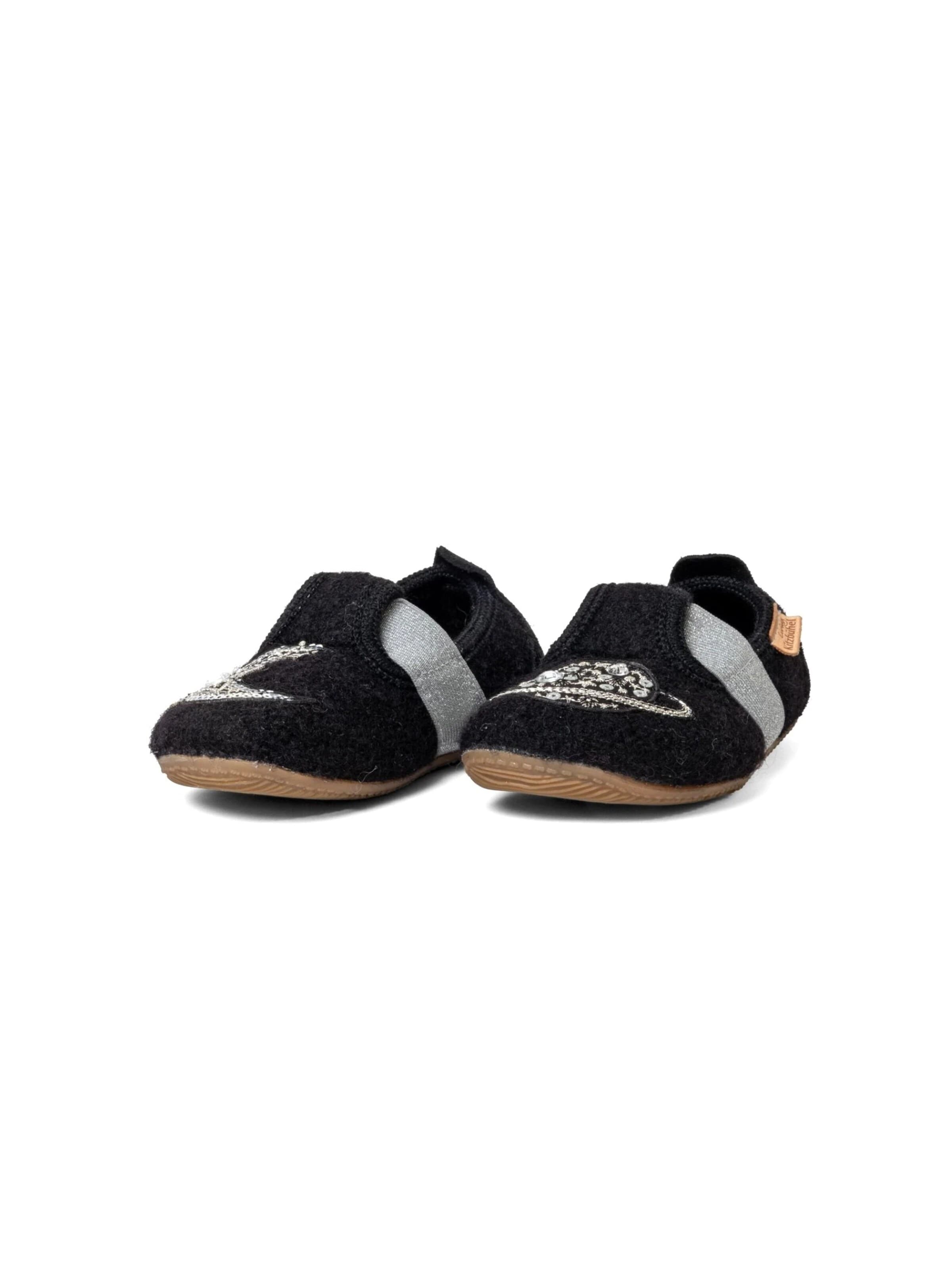 Living Kitzbühel Slippers 'Magic Moon Magic Moon' in Black