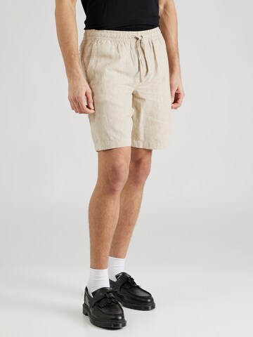 INDICODE JEANS Regular Shorts 'Wallis' in Braun: predná strana