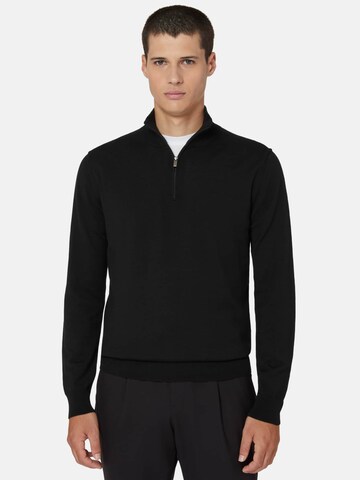 Pull-over Boggi Milano en noir : devant