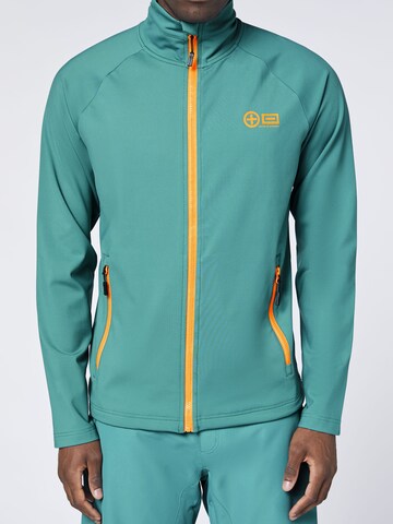 CHIEMSEE Fleece Jacket ' mit Kontrastdetails ' in Blue: front